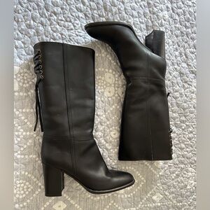 Coach Coty Waxy Calf High Boots